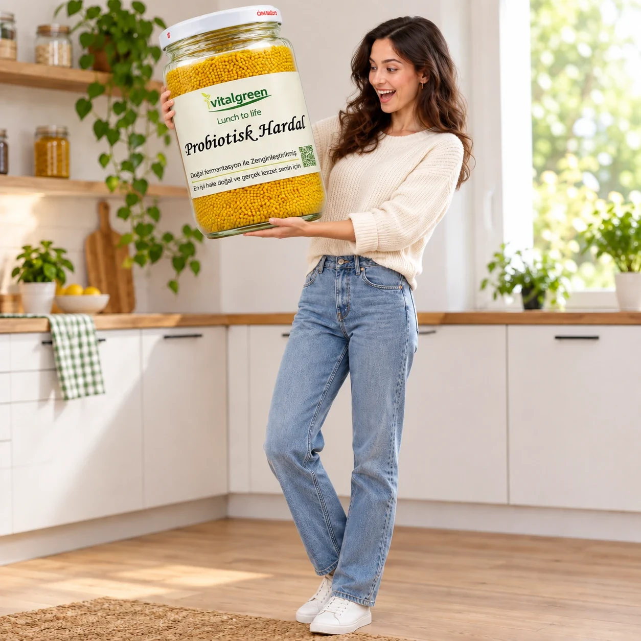 Ürün fotoğrafı, yaşam tarzı reklam görseline dönüştürüldü