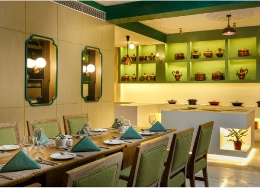 Restoran iç mekanının orijinal fotoğrafı